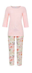 3/4 Sleeve Pyjama - Rose Quartz