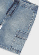 Denim Cargo Bermuda - Medium