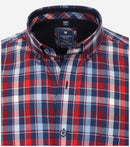 Comfort Fit Check Shirt - Red