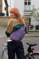 Textured Nylon Amethyst - Small Bag