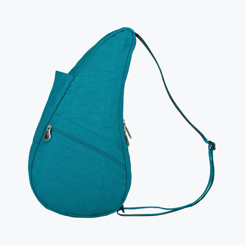 Small Textured Nylon Bag - Capri Blue
