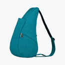 Small Textured Nylon Bag - Capri Blue