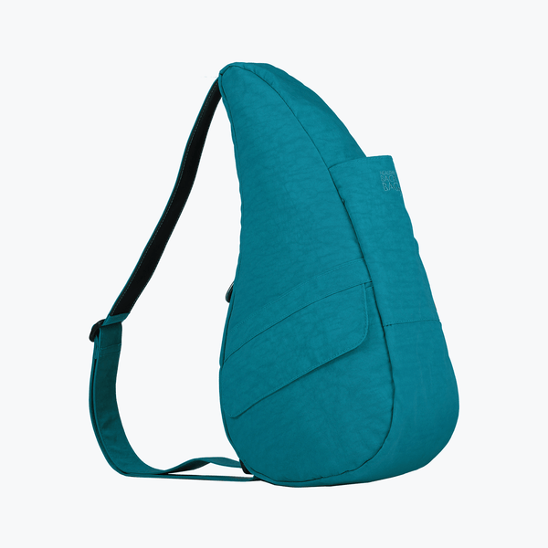 Small Textured Nylon Bag - Capri Blue