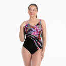 Nautical Charm Care Swimsuit - Magenta