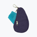 Textured Pouch With Shopper - Blue Night