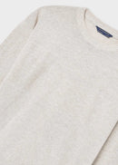 Boys Cotton Sweatshirt - Stone