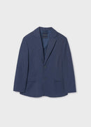 Boys Linen Jacket - Atlantic