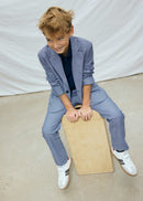 Boys Linen Jacket - Indigo