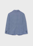 Boys Linen Jacket - Indigo