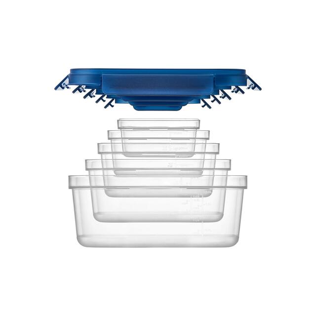 NestnLock Container Set 5 Piece - Blue