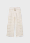 Crochet Trouser - Bone