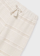 Crochet Trouser - Bone