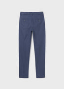 Linen Suiting Trouser - Atlantic