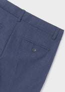 Linen Suiting Trouser - Atlantic