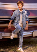Straight Denim Jeans - Light