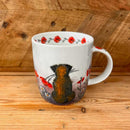 Mug - Border & Poppies