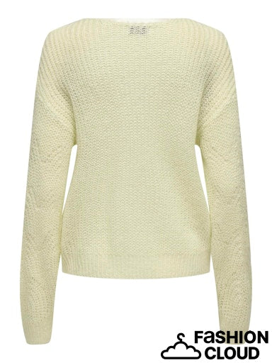 Badut Glitter Detail V Neck Jumper - Whitecap Gray/gold Lurex