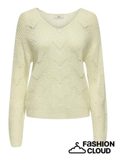 Badut Glitter Detail V Neck Jumper - Whitecap Gray/gold Lurex