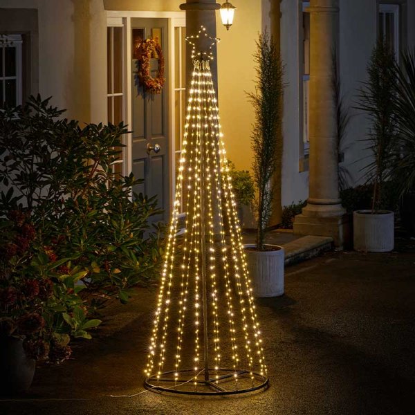 2.4 Meter/580 LED Twinkle Tree - Warm White