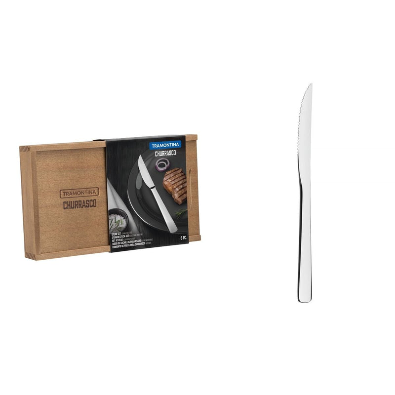 6piece Stainless Steel Steak Set