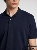 Paul Jacquard Polo Shirt - Sky Captain