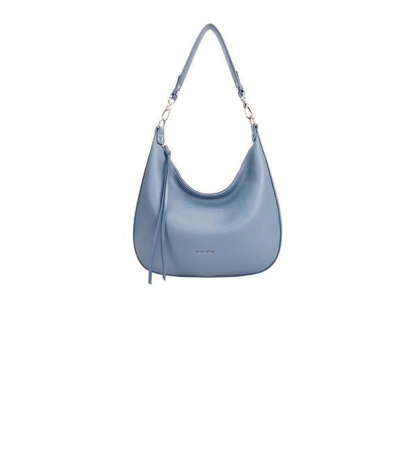 Large Scoop Shoulder Bag - Light Blue