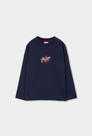 Knit T-Shirt - Navy