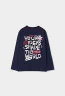 Knit T-Shirt - Navy