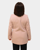 High Collar Coat - Mushroom