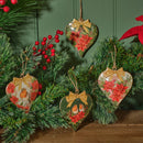Poinsettia Metal Shaped Hanger with Bow