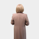 Stitch Pocket Coat - Mushroom