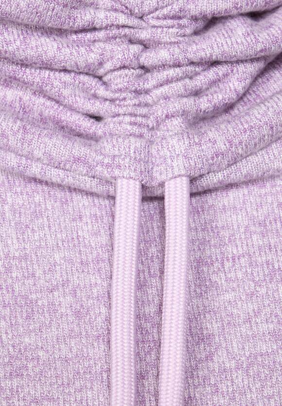 Cosy Colour Block Hoodie - Celery Green Melange