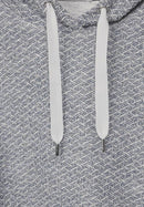 Boucle Hoody Shirt - Casual Denim Blue