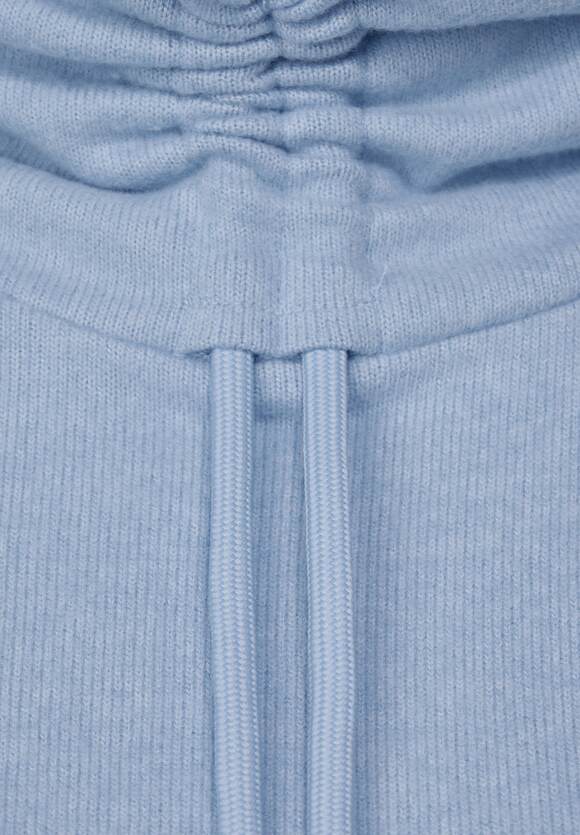 Cosy Collar Shirt - Tranquil Blue Melange