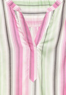 Multicolor Stripe Blouse - Vanilla White