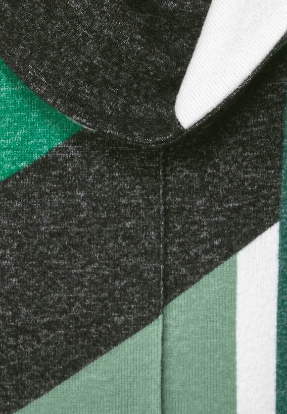 Cosy Geometric Shirt - Easy Green Melange