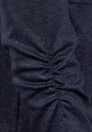 Gather Detail Sweat Blazer - Universal Blue