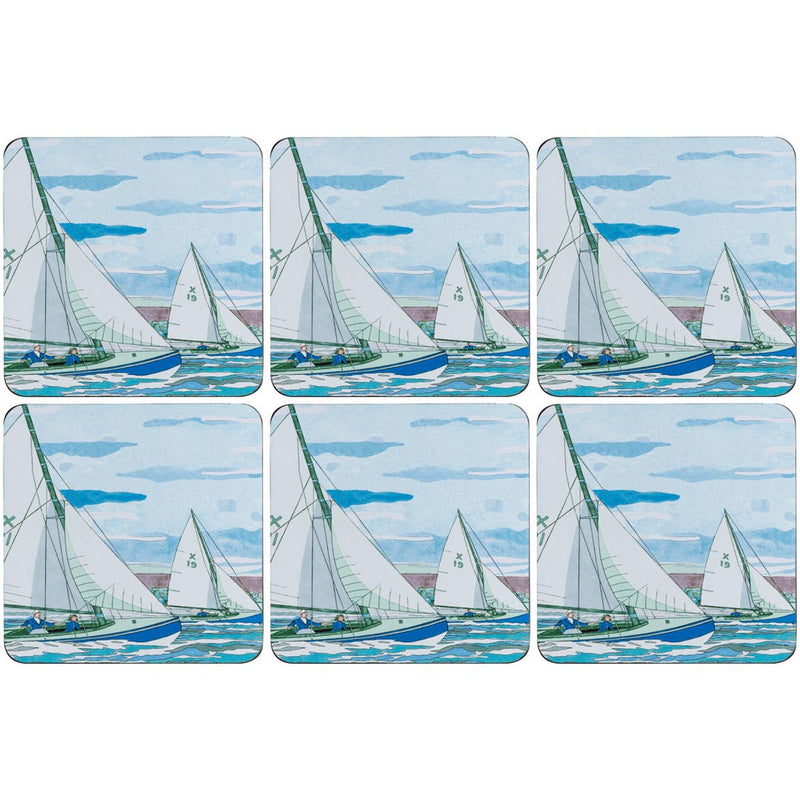 Sailing Set of 6 Coasters