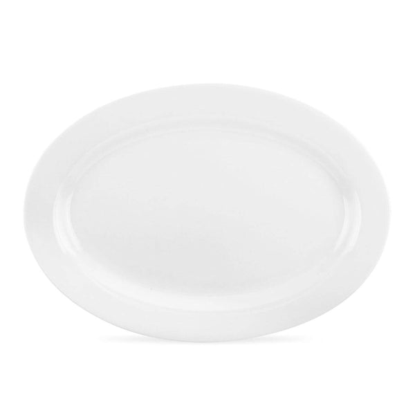 Serendipity White Oval Platter