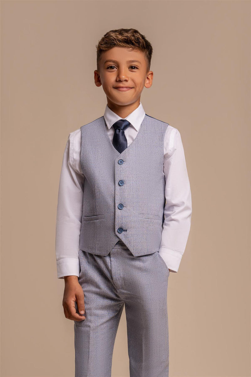 Caridi 3 Piece Suit - Sky Blue