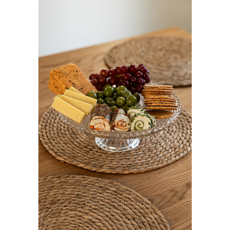 Muckross Round Divided Footed Platter