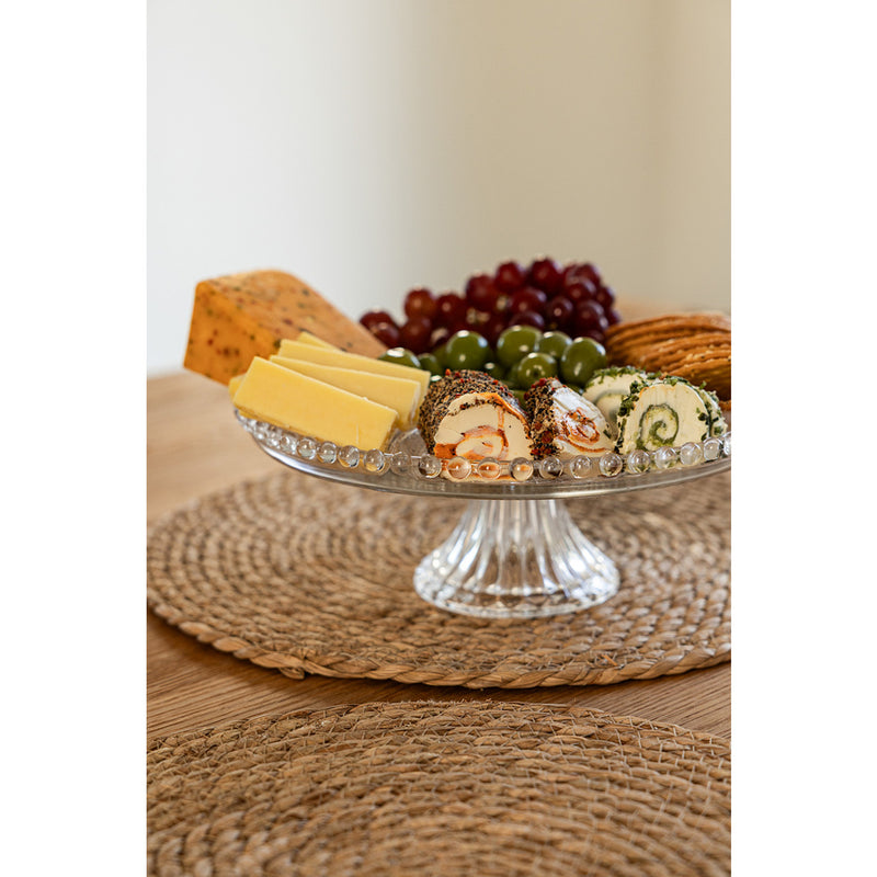 Muckross Round Divided Footed Platter