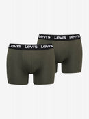 2 Pack Logo Boxer - Khaki