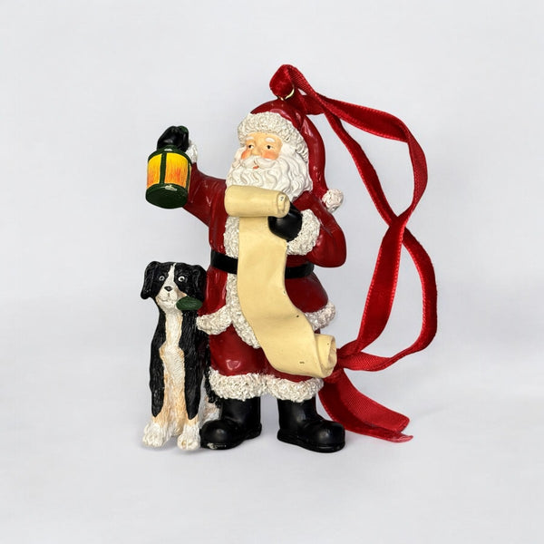 Santa With Lantern List & Dog