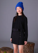 Petals Top - Black
