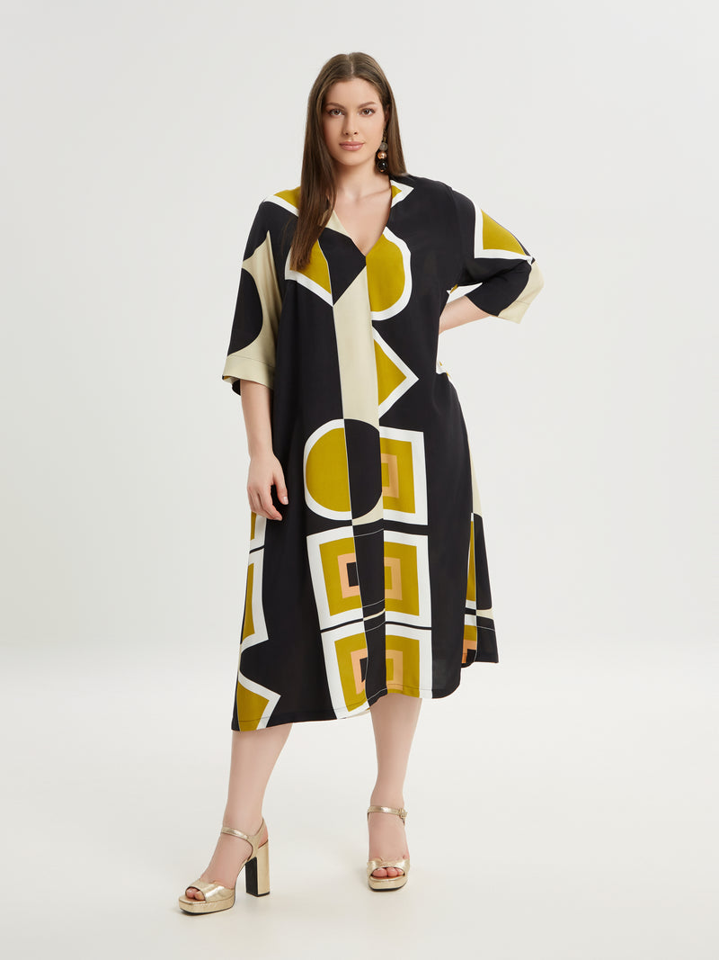 PESTO DRESS - Multi-coloured