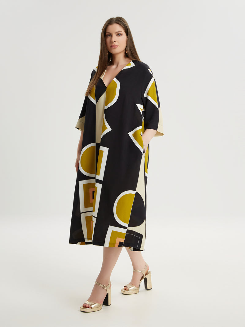 PESTO DRESS - Multi-coloured