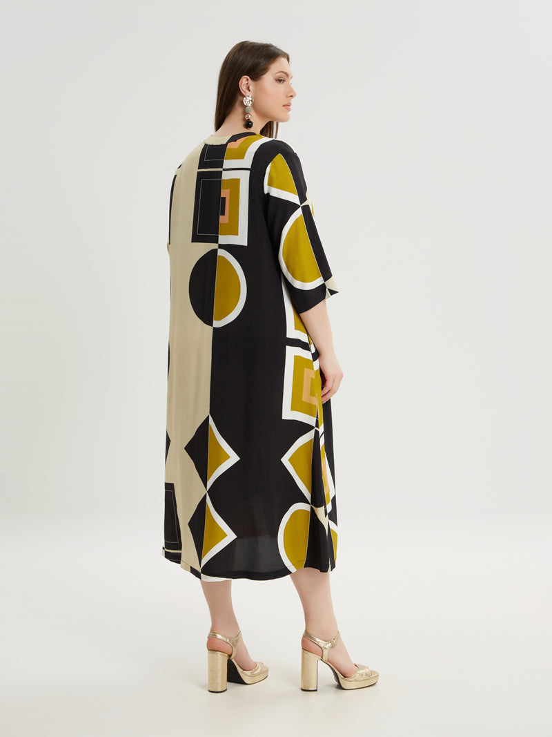 PESTO DRESS - Multi-coloured