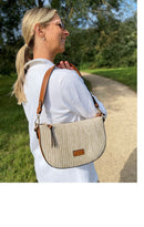 Straw Short Shoulder Bag - White