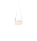 Half Flap Shoulder Bag - Beige